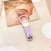 Mini Cortauñas de Dibujos Animados para Uñas de Casa Color Macarrón Lindo Estudiante Portátil Anti-salpicaduras Pequeños Cortauñas