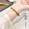 Pulsera Artesanal Fina de Hueso de Oliva Natural, Cuentas Budistas Bodhi Vajra, Pulsera Fragante de Sándalo Verde, Artículo Popular de Tiktok, Disponible para Dropshipping