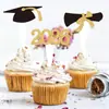 2026 Decoración de Fiesta de Temporada de Graduación Transfronteriza de Amazon Inserciones de Brillo Inserciones para Pastel de Graduación Venta al por Mayor Personalización