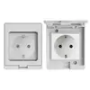 Comercio Exterior Ip55 Estándar Europeo Exterior Impermeable y a Prueba de Lluvia Enchufe de Interruptor Montado en Superficie Exterior 16A Estándar Alemán Estilo Británico Multifunción
