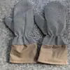 Guantes para Lavar Platos de Cuero con Hilo Plateado, Guantes de Cocina Multifuncionales Extensos y Engrosados, Paño Rascador para Limpieza Doméstica y Eliminación de Manchas