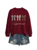 Fútbol es mi favorito Amazon Wish sitio independiente moda casual versátil sudadera para mujer