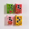 Imanes de Nevera de Muñeca con Pasador de Flores de Quanzhou, Pegatinas Magnéticas de Resina con Forma de Bebidas y Snacks, Pegatinas Creativas de Decoración de Nevera Estilo Comida y Juego