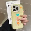 Funda de Teléfono Móvil con Soporte Wave Jelly Dos en Uno Nueva Adecuada para Iphone16 Marco Transparente de Colores Caseti