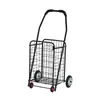 Carrito de compras de hierro, plegable, portátil, carrito ligero de mano, barra de tracción de aleación de aluminio, nuevo carrito de supermercado para el hogar