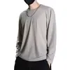 Camiseta de Manga Larga de Seda de Hielo para Hombre Verano Malla Transpirable Secado Rápido Ropa de Trabajo para Exteriores Camiseta con Protección Solar Capa Base