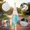 Toalla de golf de microfibra con textura de gofre, transfronteriza, con clip de mosquetón, diseño impreso, altamente absorbente y personalizable con tu propia imagen