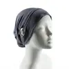 Gorro Turban de Color Sólido con Agujeros para las Orejas, Visera Plana, Gorra Base de Amazon, Unisex, Se Puede Usar con Mascarilla