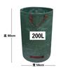 Saco Personalizado para Folhas Caídas Saco de Coleta de Folhas Caídas de Jardim Saco de Lixo Espessado Dobrável para Pátio Impermeável Saco de Armazenamento de Ervas Daninhas para Jardinagem