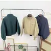 Chaqueta cálida estilo japonés con cuello alto, sin conexión, 399, con forro polar, prenda exterior casual de otoño e invierno para mujer y hombre