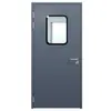 Porta limpa de purificação de aço à prova de poeira anti-colisão retorno automático porta simples e dupla hospital fábrica de alimentos laboratório porta de purificação