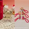 Pingente de ouro puro 999 da Kuromi, série Sanrio, cordão Cavalo da Fortuna, um presente para atrair clientes para lojas de ouro