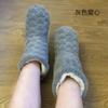 Calcetines de Piso para Pareja de Invierno Adulto Deseo Espesos Forrados de Felpa Danza Interior Botas de Piso de Alto Nivel Calcetines de Educación Temprana para Padres e Hijos