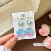 Pinzas para Orejas Lindas de Estrella de Mar y Concha para Niños Sin Perforación, Aretes de Dibujos Animados para Niñas Pequeñas, Aretes para Bebés, Colgantes, Accesorios para Orejas Aliviadores del Dolor