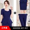 Terno profissional feminino 2024 verão nova moda vestido joalheria esteticista roupas de trabalho finas de manga curta ferramental