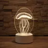 Oso en Forma de Corazón Luz de Noche 3D Celebridad de Internet Control Remoto Colorida Lámpara Ambiental para Dormitorio Mesita de Noche Regalo de Cumpleaños Personalizado Lámpara de Mesa para Niños