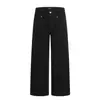 Pantalones Cargo de Color Puro Estilo Retro Americano 11Kn para Hombres y Mujeres Corte Limpio Holgado Recto Pierna Ancha Pesada Ajustado Casual