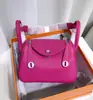 Mini Bolso Lindy de Piel de Vaca de Primera Capa, Bolso de Mano Genuino para Mujer, Bolso tipo 'Pillow Doctor', Bolso de Hombro Cruzado de Moda para el Trabajo