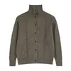 Nuevo Estilo Otoño e Invierno Tejido de Cable Americano Botones Grueso Cálido Suéter para Hombres y Mujeres Simple Commute Chaqueta Cárdigan de Gama Alta