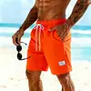 Verão 2026 Novo Comércio Exterior Amazon Shorts Esportivos Casuais Cordão Bolso Cor Sólida Respirável Shorts de Comprimento Médio