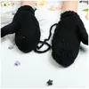 Guantes de Punto Coreanos con Trenzado para Otoño e Invierno Guantes de Manga Tejida Guantes de Punto Gruesos y Cálidos