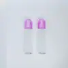 Botella Redonda con Tapa de Rosca de 200ML, Botella de Plástico para Spray Limpiador Desinfectante de Tónico, Botella de Embalaje de Plástico para Químicos de Uso Diario