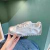 Bow Soft Bottom Flat Pink Ballet Shoes 2024 Primavera e Verão Novo Casual All-match German Training Shoes Sapatos Brancos para Mulheres