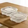 Nueva Caja de Almacenamiento para Refrigerador Caja para Carne Congelada Almacenamiento Congelado Especial Cocina Almacenamiento de Alimentos Contenedor Sellado con Tapa