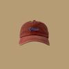 Gorra de béisbol de moda japonesa chic lavada vintage para hombre estilo coreano simple con letras bordadas de copa suave otoño e invierno gorra con visera para mujer