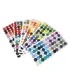Paquete de Recarga para Rompecabezas de Cuentas de 221 Colores Kit de Materiales DIY Tablero de Rompecabezas de Cuentas Hecho a Mano de 2.6 mm 78 Pines 104 Pines Fijadores de Alta Calidad