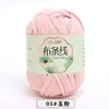 Hilo de Tela de Color Sólido de Alta Elasticidad para Tejer Pantuflas, Zapatos de Ganchillo, Bolsas DIY, Cojines de Cuna, Fabricante de Hilo para Sombreros