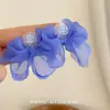 Atmosfera Francesa Brinco Flor Rosa Borboleta Brincos Super Fada Brincos com Senso de Design de Nicho Senso de Alto Padrão Explosões