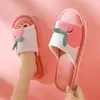 Pantuflas de Punta Abierta al por Mayor Precio Especial Pantuflas de Algodón Lino para el Hogar para Mujeres Antideslizantes de Interior Suela Gruesa Primavera y Otoño Pantuflas para Todas las Estaciones