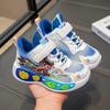 Tenis para niños Transpirables Zapatos de baloncesto para niños Verano Nuevos Zapatos de red de dibujos animados Combinan con todo Zapatos para correr para niños de suela blanda