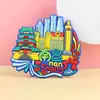Ímãs de geladeira macios de PVC personalizados para museus, atrações turísticas culturais e criativas, ímãs de geladeira de cidades e lembrancinhas de viagem personalizadas