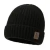 Gorro de Punto Forrado de Polar Transfronterizo con Protección para los Oídos para Ciclismo al Aire Libre, Esquí y Viajes en Ride-Hailing, Gorro de Punto Cálido para Hombre para Clima Frío