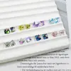 Cubo de Cristal Dongzhou Fundo Pontiagudo Diamante Quadrado Chanfrado Colorido Pedra Solta Acessórios para Joias DIY Diamante Super Brilhante para Unhas Joias de Diamante