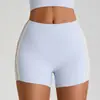 Shorts de Yoga para Usar al Aire Libre, Cintura Alta Deportivos Levanta Glúteos Ajustados con Rayas de Contraste Transpirables para Correr Fitness