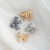 Preservação de cor 14K Conjunto de ouro Zircon Bow Through Hole Bead Handmade DIY Pulseira Colar Beaded Jewelry Accessories
