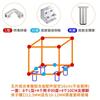 Venta al por mayor Transfronteriza Aleación de Aluminio Engrosada Maceta para Azulejos Set de Accesorios Hebilla para Maceta Clip de Fijación sin Perforaciones para Azulejo