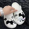Zapatos con agujeros accesorios diy lazo de tela radio para teléfono móvil hebilla de zapato desmontable flor de zapato accesorios