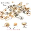 Piercings parapezones con anillos, Tachuelas decorativas para funda de teléfono de muñeca, Accesorios de ferretería para equipaje y ropa, Tornillos para piercings depezones