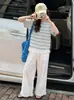 Traje de Manga Corta para Niñas, Ropa Nueva de Verano, Camiseta a Rayas para Niños Mayores, Elegante Conjunto Deportivo Casual de Dos Piezas para Verano para Niñas