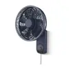 Ventilador de Circulación de Pared, Ventilador de Pared para Cocina, Ventilador Eléctrico de Pared, Se Puede Equipar con Ganchos Adicionales, Ventilador de Circulación sin Taladro