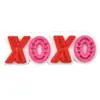 Nuevos Accesorios Decorativos de Hebilla para Zapatos de Goma Suave de PVC para el Día de San Valentín Zuecos Flor de Zapato Desmontable Hebilla de Zapato Decoración de Zapato DIY Ahora