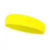 Diadema Deportiva de Algodón Diadema Absorbente de Sudor para Correr Diadema de Baloncesto Color Sólido Pañuelo Antitranspirante Diadema Elástica de Fitness