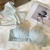 Lencería de encaje dulce para mujeres con pechos pequeños, efecto push-up, copa sin huecos, sin tirantes, pecho plano grande, sujetador sexy Pure Lust