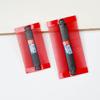 Peine de doble cara directo de fábrica Huali, rejilla de plástico rojo, peine de rejilla súper densa, peine para piojos, peine de dientes densos 165