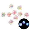 Bolas de burbujas rellenas de cuentas de arroz, redondas, de plástico, con agujero pasante, para manualidades infantiles, bolígrafo con cuentas, accesorios para cadena de teléfono móvil.