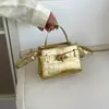 Bolso Cuadrado Pequeño Estilo Coreano Nuevo y Elegante para Mujer Verano 2026, Bolso de Mano y Bolso Cruzado, Bolso de Hombro de Moda Casual Simple al por Mayor